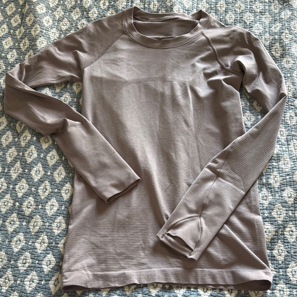 Light purple swiftly Long Sleeve Top